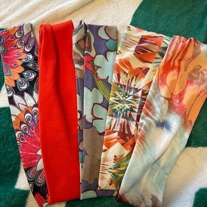 Violet love headbands(set of 5)